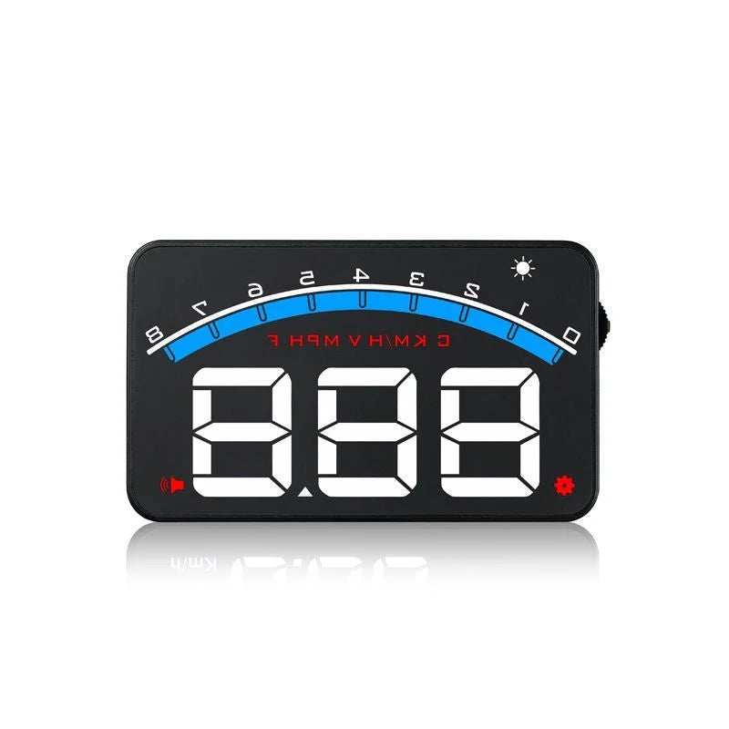 Speedometer HUD OBD2 Digital Speed Meter KMH Speedometer Head Up Display for Car With Speeding Water Temp RPM Alarm