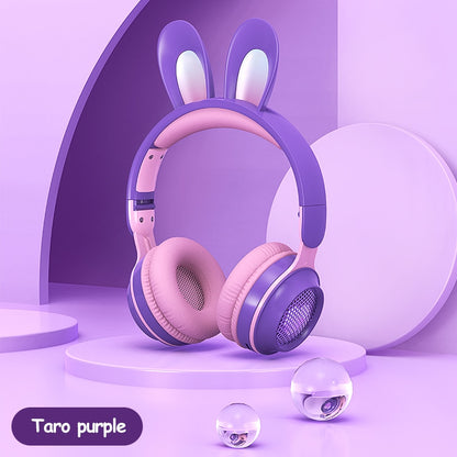 Wireless Rabbit Luminous Extendable Wheat Headphones