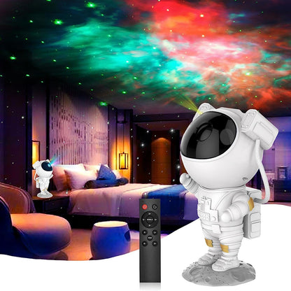 Astronaut Galaxy Light Projector, Nebula Night Light - 360°Rotation Magnetic Head