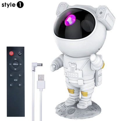 Astronaut Galaxy Light Projector, Nebula Night Light - 360°Rotation Magnetic Head