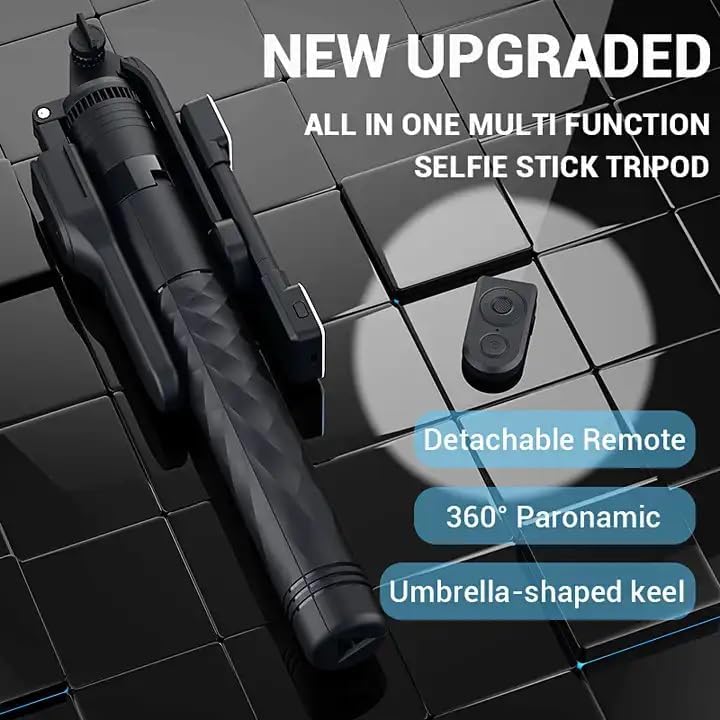 Lung K28 Wireless Selfie Stick for Live Broadcasting - Extendable Monopod for Effortless Selfies, Vlogging, and Streaming