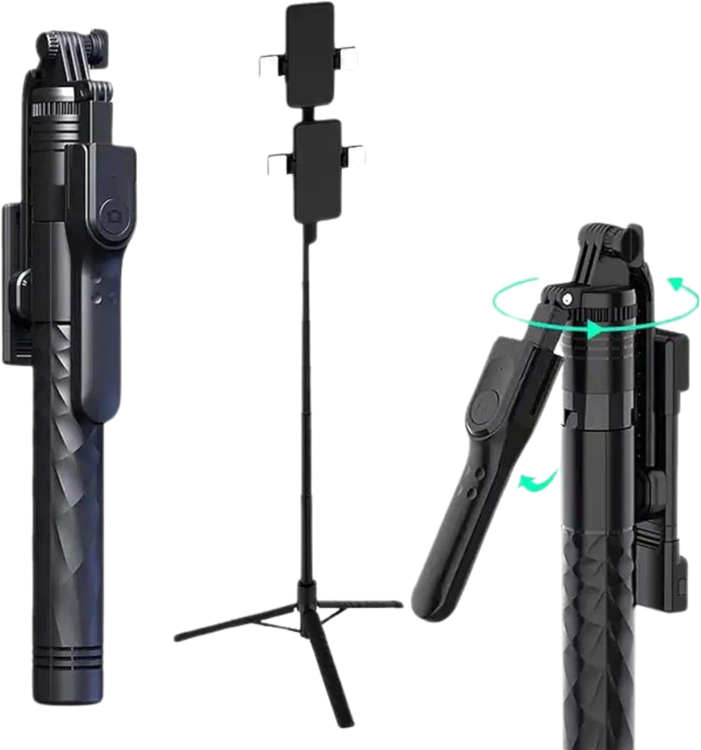 Lung K28 Wireless Selfie Stick for Live Broadcasting - Extendable Monopod for Effortless Selfies, Vlogging, and Streaming