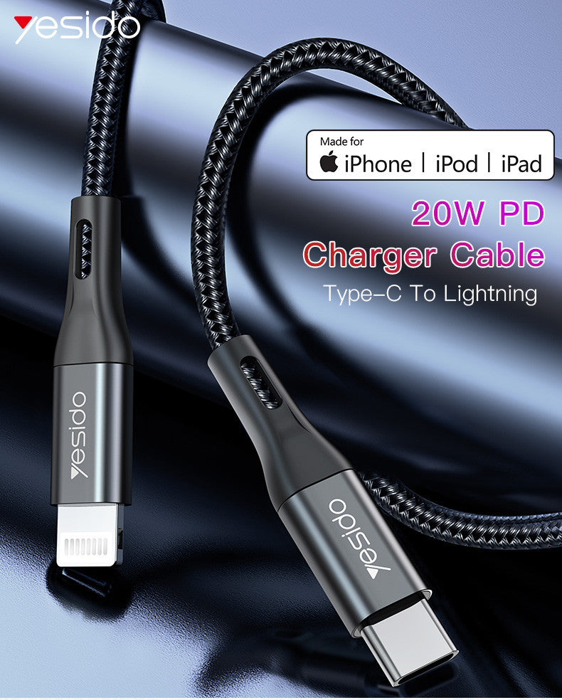 CM11 Type-C To Lightning Data Cable 20W PD