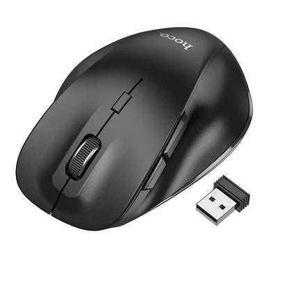 HOCO GM24 Mystic 6D Dual-Mode Wireless Mouse 2.4G + Bluetooth 5.2 1600 DPI 6 Programmable Buttons