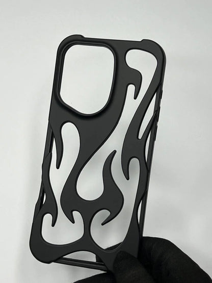 Premium Shiny Electroplating Flame Soft Case for iPhone