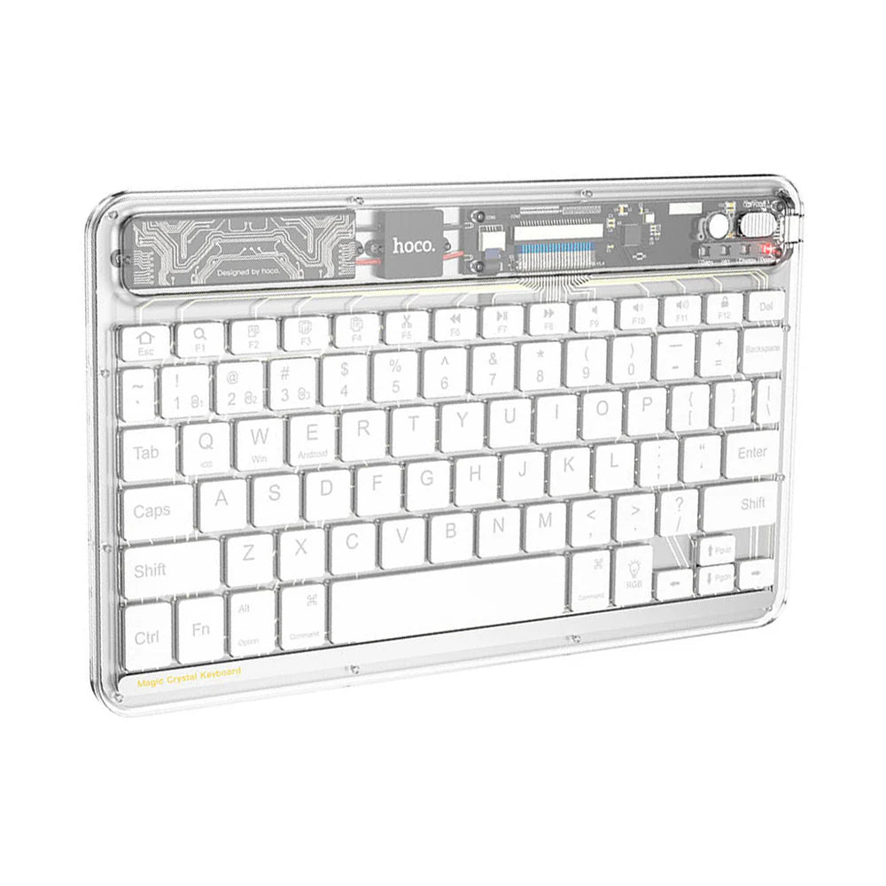 Hoco S55 Transparent Discovery Edition Wireless Keyboard