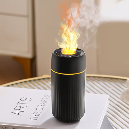 Portable Colorful Mist Car Aromatherapy Diffuser & Humidifier - 100ml, USB Powered, Quiet Operation with Auto Shut-Off for Desk, Office, and Travel
