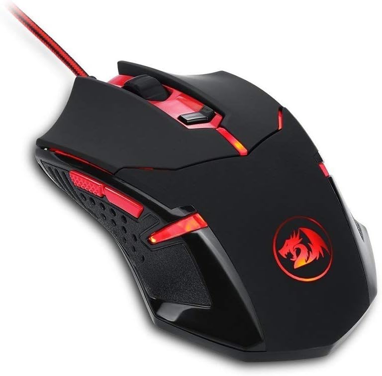 Redragon M601 Centrophorus Wired Gaming Mouse - Black