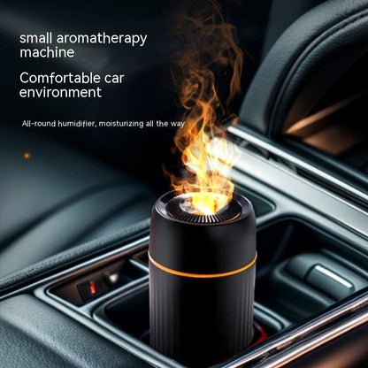 Portable Colorful Mist Car Aromatherapy Diffuser & Humidifier - 100ml, USB Powered, Quiet Operation with Auto Shut-Off for Desk, Office, and Travel