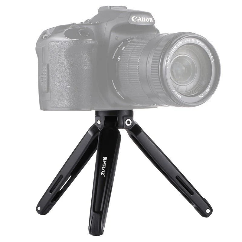 PULUZ Camera Tripod Stand for Mobile Phones,Canon Nikon Sony DSLR Camera Mini Protable Tripod