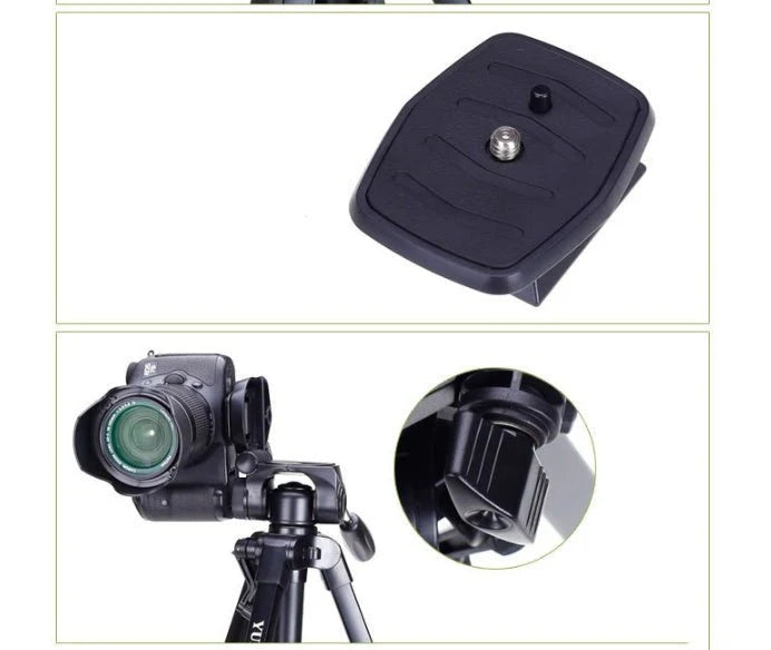 YUNTENG VCT-668 Portable Professional Tripod Live Vlog Video Recording for Camera Phone Selfie LED Light Ring Light Bracket