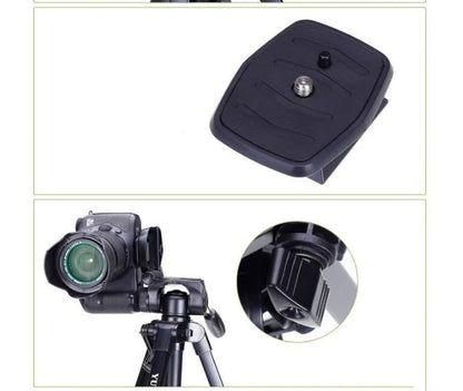 YUNTENG VCT-668 Portable Professional Tripod Live Vlog Video Recording for Camera Phone Selfie LED Light Ring Light Bracket