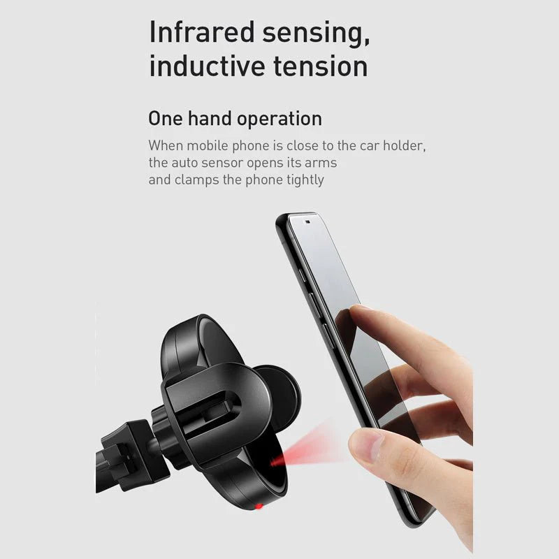 Mcdodo Infrared Wireless Car Charger Mount 10 w - Black