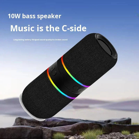 M25 2-in-1 Magnetic Bluetooth Speaker | 10W Split Desktop Wireless Speaker System | HIFI Stereo Subwoofer & TWS Surround Sound | RGB Lights & FM Radio Outdoor Audio