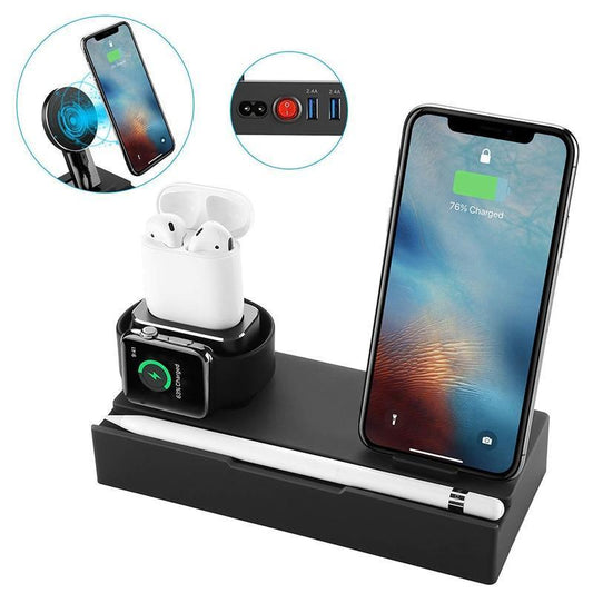 6 in One Wireless Charging Station for Iphone