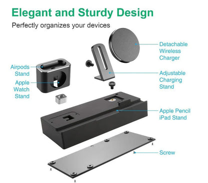 6 in One Wireless Charging Station for Iphone