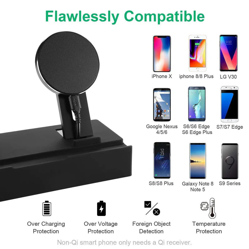 6 in One Wireless Charging Station for Iphone