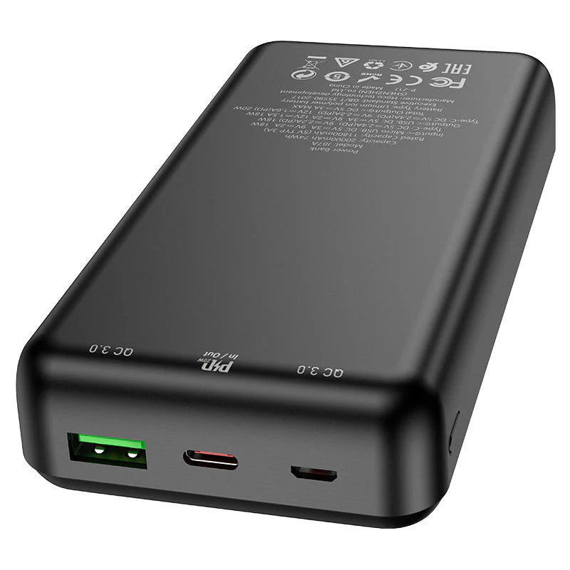 Power bank J87A Tacker PD20W+QC3.0 20000mAh