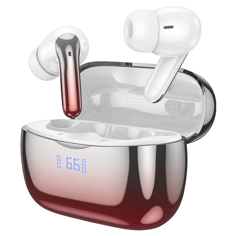 HOCO EQ16 Wireless Headphones with Charging Case (BT v5.3) ENC Noise Reduction