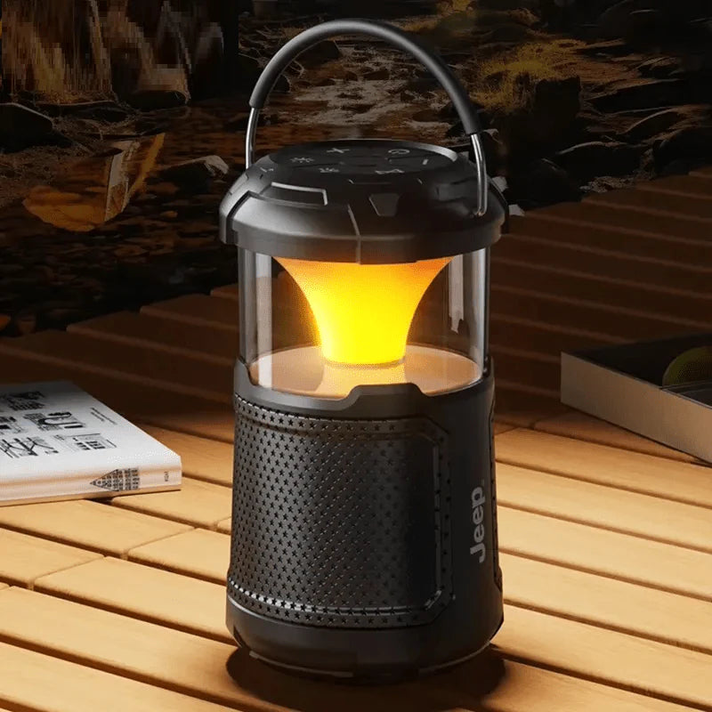 JEEP Outdoor Sports IPX5 Waterproof Camping Light Wireless Bluetooth Speaker SC001