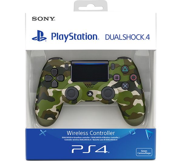 DualShock 4 Wireless Controller for PS4 - Green Camouflage