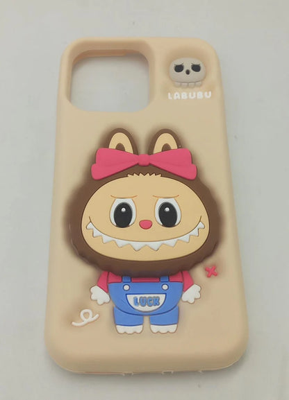 Labubu - 3D Cartoon Silicone iPhone Case
