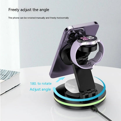 3 in 1 Magnetic Folding Wireless Charging Station