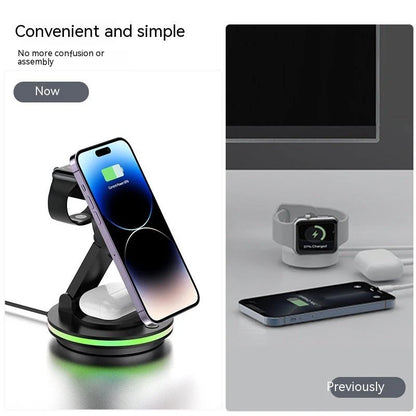 3 in 1 Magnetic Folding Wireless Charging Station