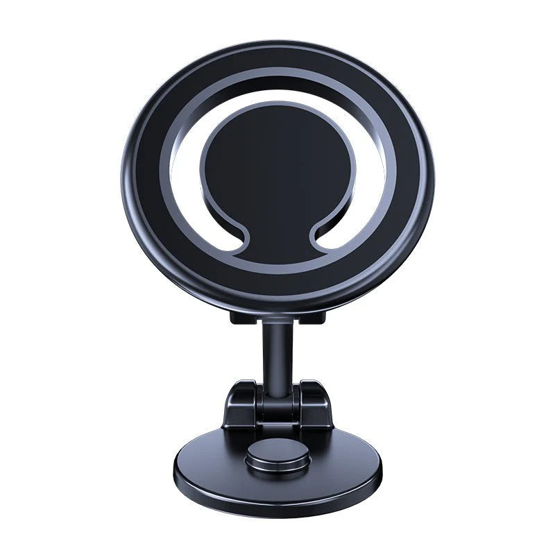 Car Phone Holder Mount Folding Magnetic Phone Holder for Car Cell Phone Mount 360°Rotation Dashboard Phone Holder Fit iPhone Smartphones