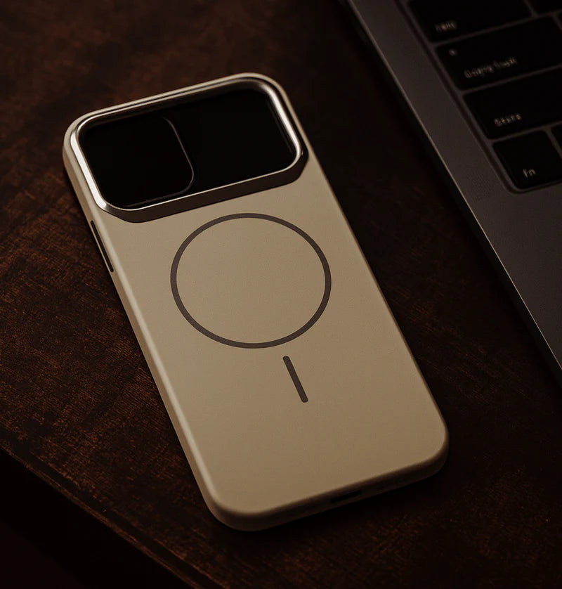 Premium Silicon Magsafe Case with Metal Camera Bump