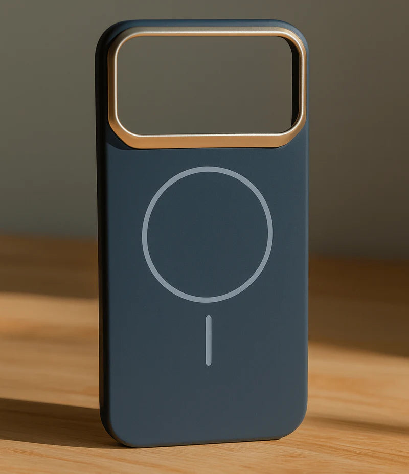 Premium Silicon Magsafe Case with Metal Camera Bump