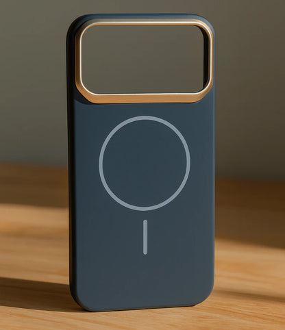 Premium Silicon Magsafe Case with Metal Camera Bump