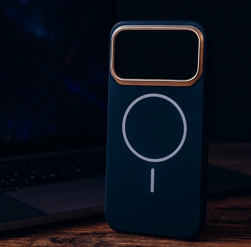 Premium Silicon Magsafe Case with Metal Camera Bump