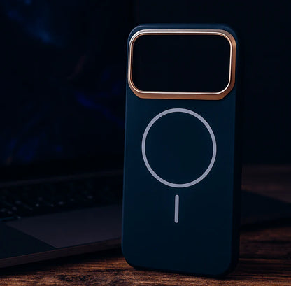 Premium Silicon Magsafe Case with Metal Camera Bump