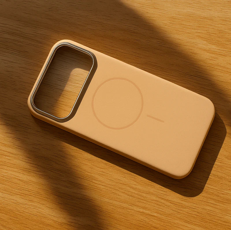 Premium Silicon Magsafe Case with Metal Camera Bump