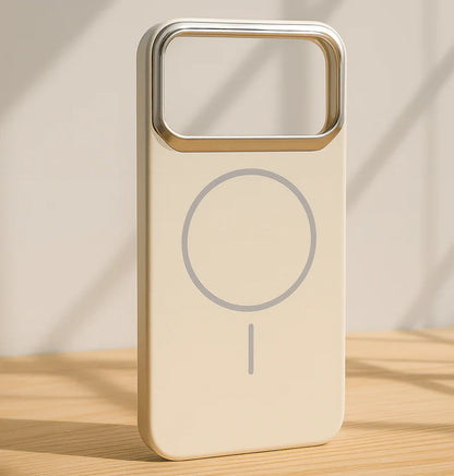 Premium Silicon Magsafe Case with Metal Camera Bump
