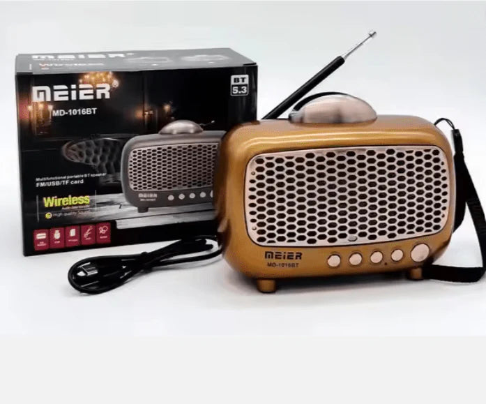 Meier MD-1016BT - Retro Bluetooth Speaker 📻