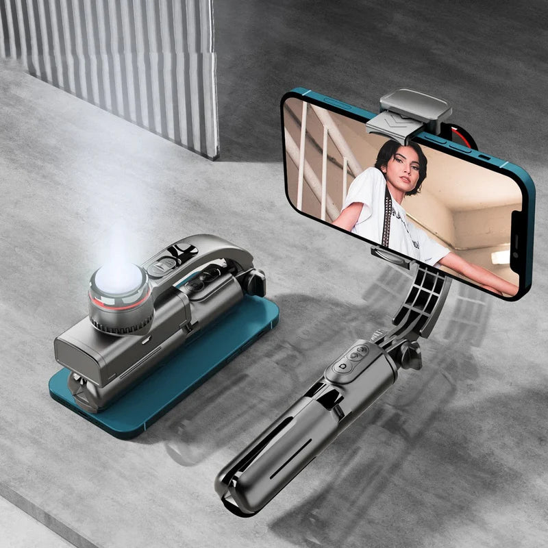TOKQI L18 Gimbal Stabilizer Selfie Stick Tripod with Light