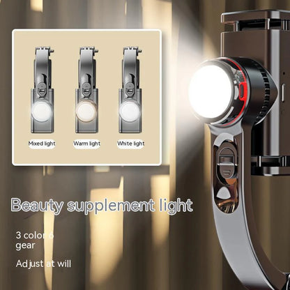 TOKQI L18 Gimbal Stabilizer Selfie Stick Tripod with Light