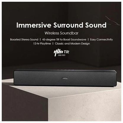 Oraimo OBS-92D Tilt Portable Surround Sound Wireless Soundbar-Black