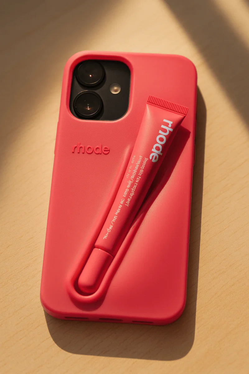 Rhode Original Lip Gloss Holder Phone Case for Iphone with Lip Gloss