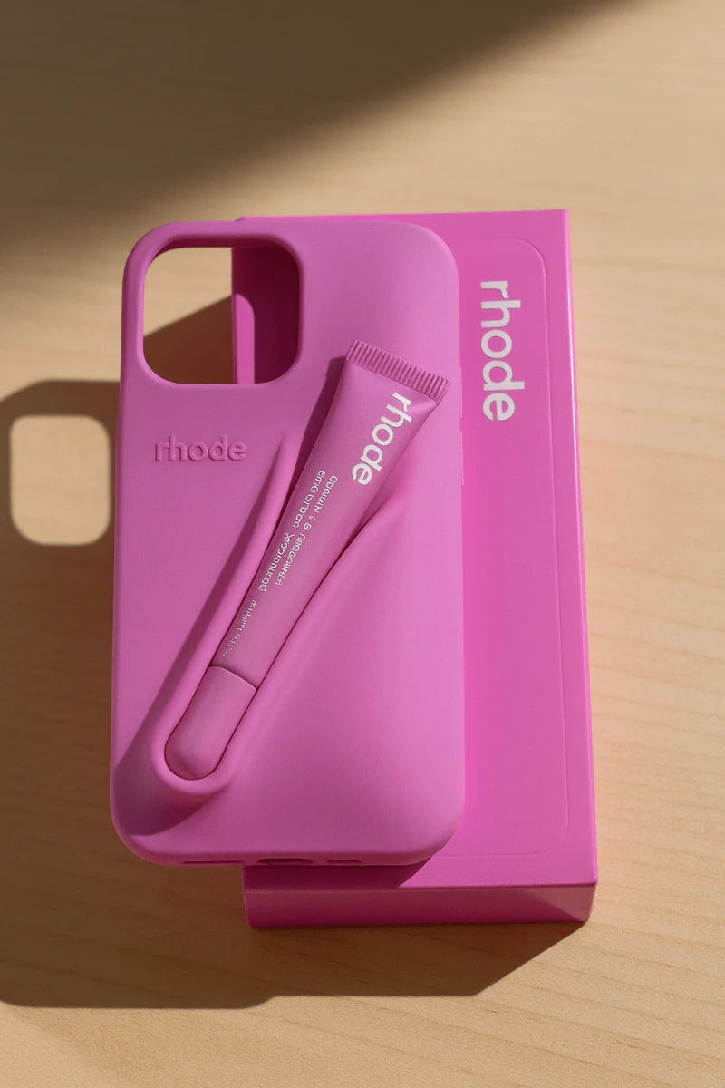 Rhode Original Lip Gloss Holder Phone Case for Iphone with Lip Gloss