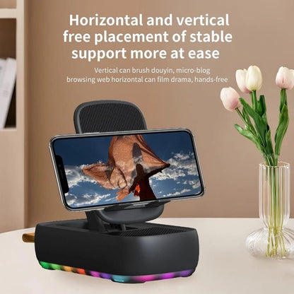 Mobile Phone Holder with Wireless Speaker