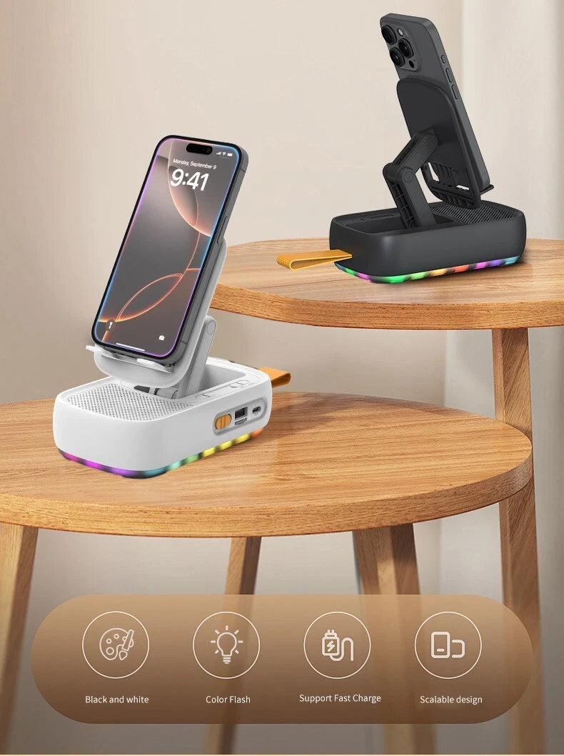 Mobile Phone Holder with Wireless Speaker