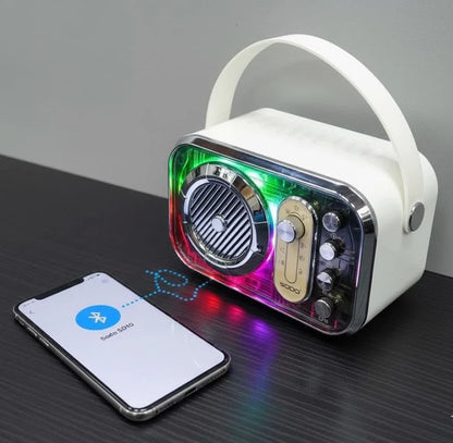 SODO SD10 Wireless Karaoke Speaker Kits Outdoor Portable Home Karaoke Bluetooth Fashion color lights Microphone Sound Syste