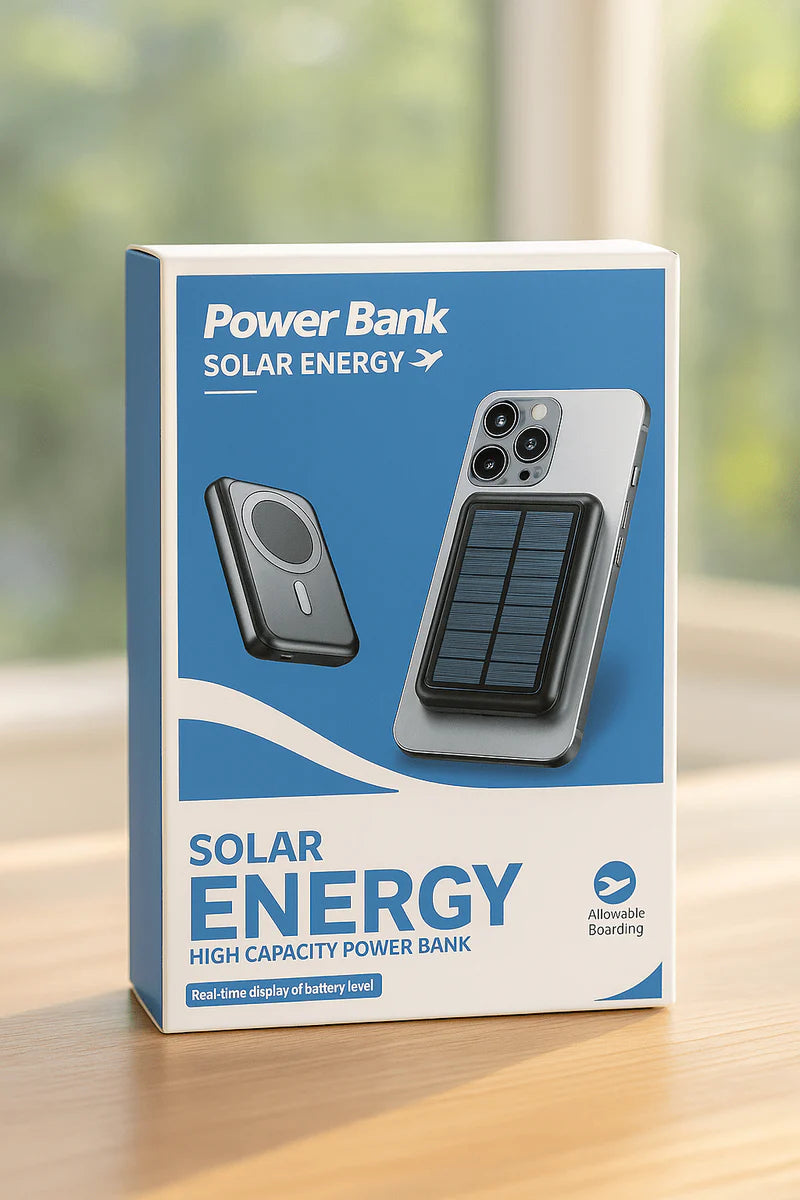 MagSafe Solar Battery Pack – Charge Your Phone Anywhere, Even Without an Outlet