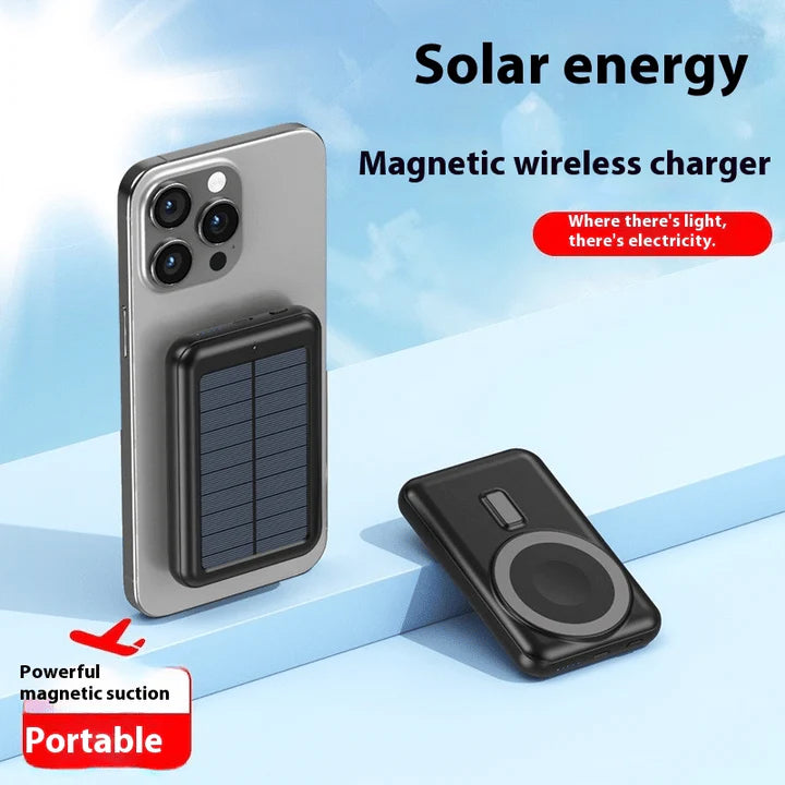 MagSafe Solar Battery Pack – Charge Your Phone Anywhere, Even Without an Outlet