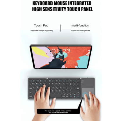 BT 033 Wireless Mini Folding Keyboard Touchpad