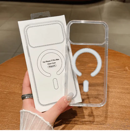 Transparent Clear Case for iPhone Magsafe Supported